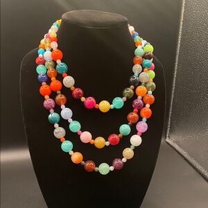 Plunder Design Jewelry Beaded Necklace NWOT